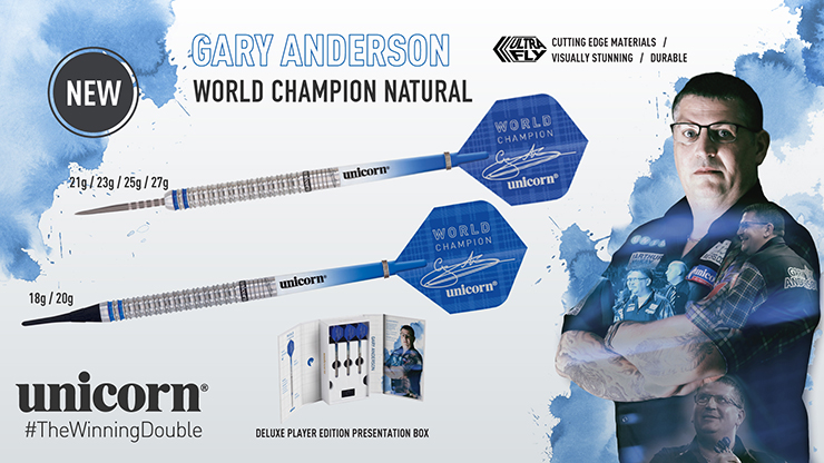 ダーツ バレル unicorn Gary Anderson WORLD CHAMPION SOFT ユニコーン 