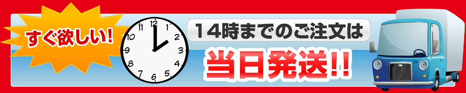 すぐ欲しい！14時までのご注文は当日発送！！