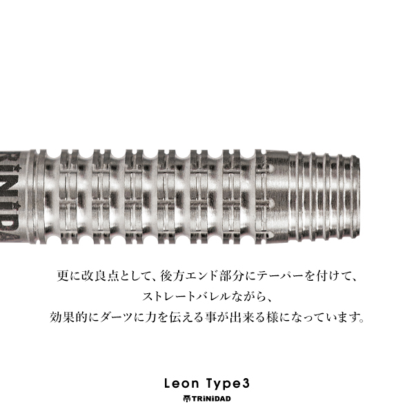 ダーツ バレル TRiNiDAD PRO Leon type 3 2BA Steel トリニダード プロ 