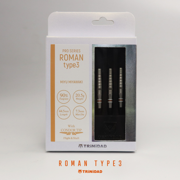 Dart barrel TRiNiDAD PRO Roman3 Trinidadian professional Roman 3