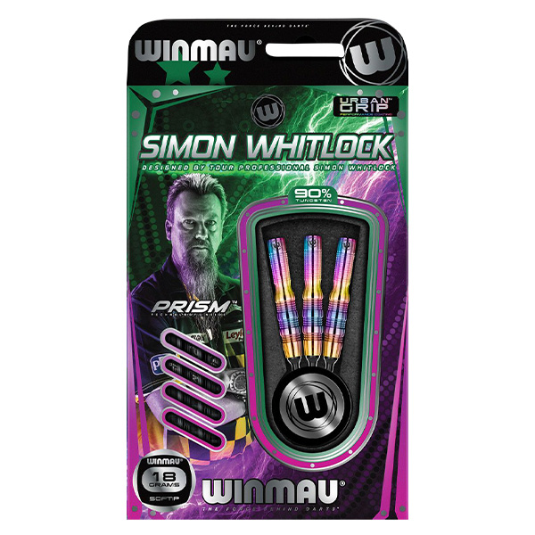 ダーツ バレル ウィンモー winmau Simon Whitlock 90% Rainbow