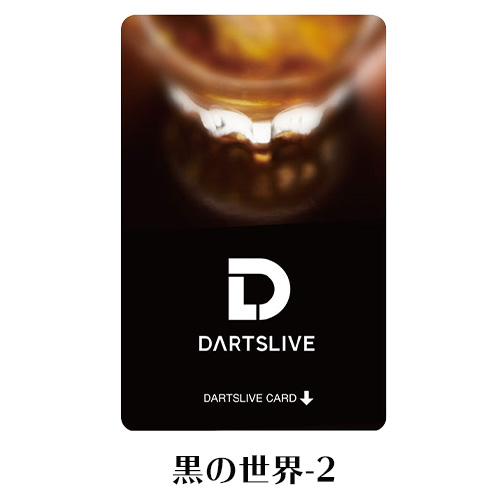 ダーツ DARTSLIVE CARD ライブカード デザイン2 ブラックデザイン 