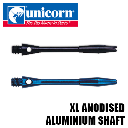 Unicorn XL Anodised Aluminium Shaft Black Medium Leisure Sports & Game Room Darts & Equipment