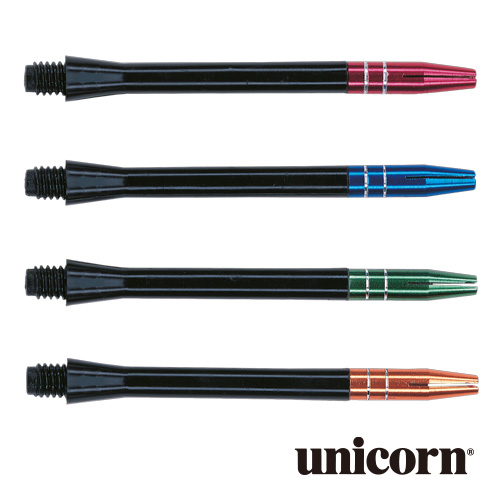 Red/Black Medium Unicorn Checkout Dart Stems 