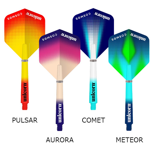 ダーツ シャフト Unicorn Cosmos Flight Shaft Combo Pack ユニコーン コスモス フライト シャフト コンボパック ダーツ専門通販 Tito Web本店 ダーツグッズ通販 オンラインショップ 各種ダーツ用品を販売