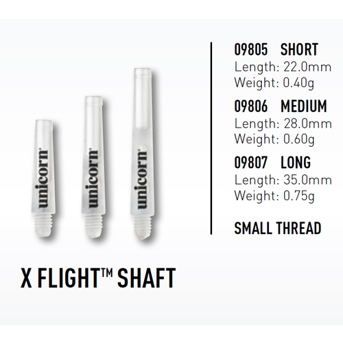 スプリングSALE】ダーツ シャフト unicorn X FLIGHT SHAFT X-FLIGHT 