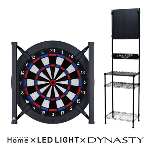 セット】ダーツボード DARTSLIVE Home & DYNASTY ダーツスタンド